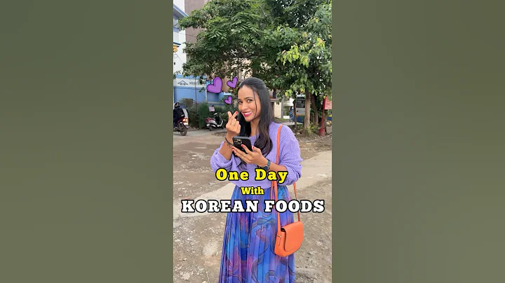 🔥One with KOREAN FOODS 💜 | wait till the end #funny #onedaychallenge