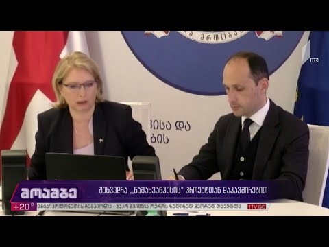შეხვედრა „ნამახვანჰესის“ პროექტთან დაკავშირებით