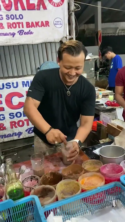 Atraksi bikin susu aneka rasa #susu #susumurni #kulinerpedia