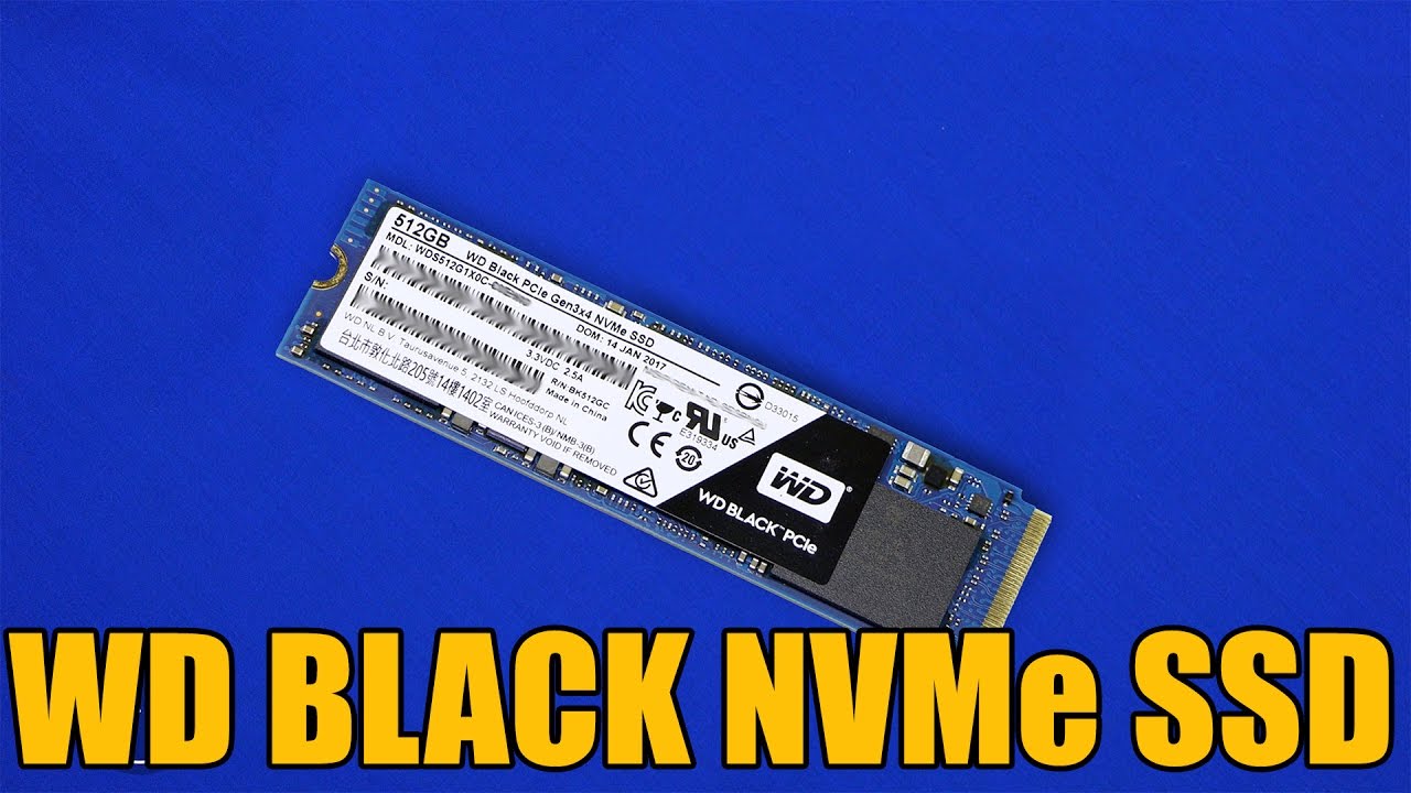 Wd Black M 2 Nvme Ssd 60 Second Break Down Youtube