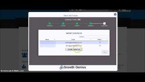 GrowthGenius Viral Marketing & Growth Hacking Tool Demo & Video Tutorial