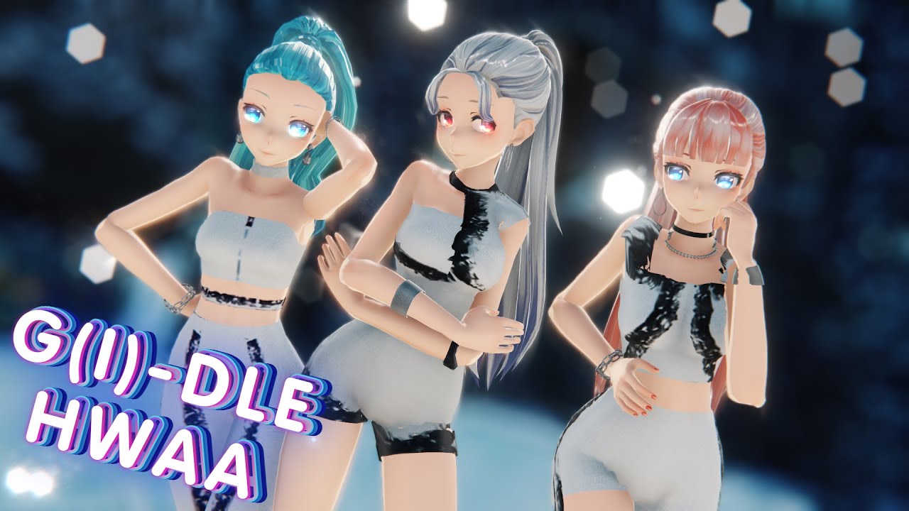 【MMD】◤ • (여자)아이들((G)I-DLE) - '화(火花)(HWAA)' • ◥ + CAMERA DL
