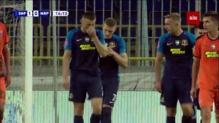 УПЛ | Чемпионат Украины по футболу 2021 | Днепр-1 - Мариуполь - 1:0. Видео гола Довбика (14`)