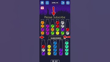Ball sort puzzle level 151