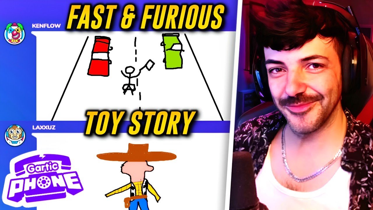 NEXXUZ JUEGA GARTIC PHONE con los ARKEANOS | TEMÁTICA: PELÍCULAS 🎥