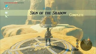 Zelda Breath of the Wild - SHRINE QUEST - Sign of the Shadow