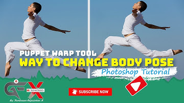 The Pro Way to Change Body Pose with the Puppet Warp Tool in Photoshop | #photoshop Tutorial