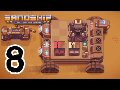 Видео: Снова в путь! Добыча кварца и вечнокамня ⚙️ Sandship // Прохождение #8