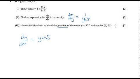 OCR Core 3 June 2006 q4iii - AS/A2 Maths - Exponentials and Logs