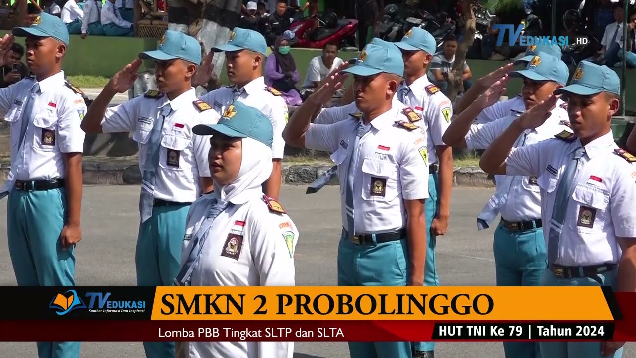SMKN 2 PROBOLINGGO | LOMBA PBB | HUT TNI KE 79 | KODIM 0820