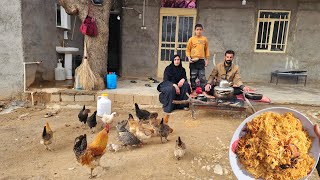 Nomadic life: empathy and neighborliness, gathering around the fire to make pasta🏡⛈️🔥