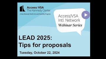 LEAD2025 Tips for Proposals Webinar