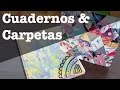 DECORA CUADERNOS Y CARPETAS (2 ideas fáciles) ♥ Belu