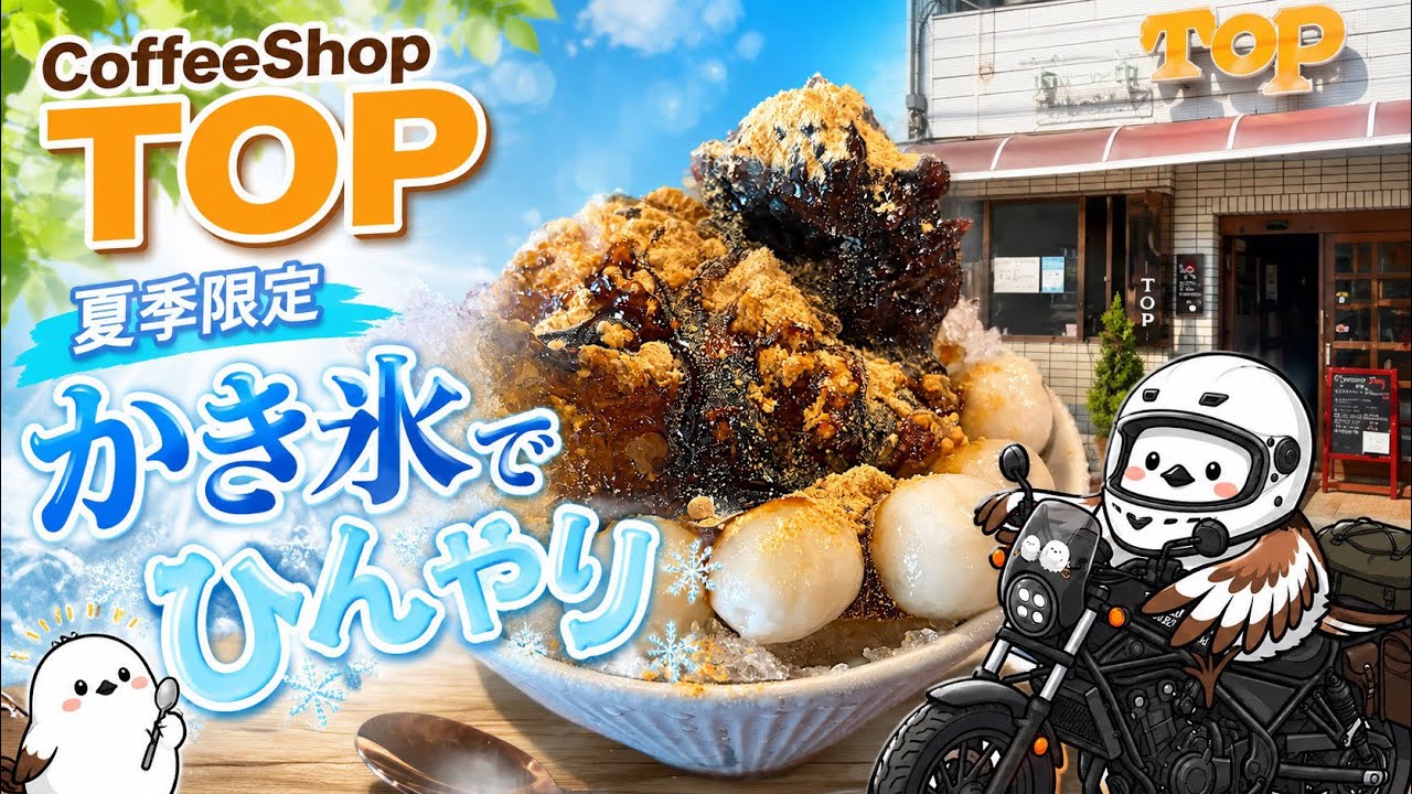 CoffeeShopTOPさんでかき氷🍧 - YouTube