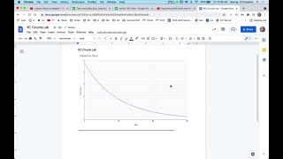 HTPIB16 RC Circuit Lab 1   Making the graph