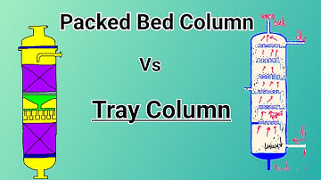 Packed columns VS Plate columns | backed bed column in Distillation @engineeringfacts1