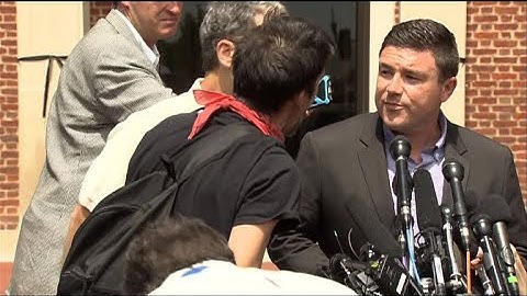 Charlottesville rally organizer attacked during presser