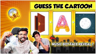 MUSIC BOY FACE REVEAL ? | Guess The Cartoon Challenge | in  Telugu