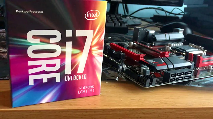 i7 6700k - 完全なレビューとマザーボードへの取り付け : 究極のYouTuber/ストリーマー用CPU