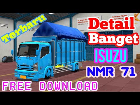 Bussid Share Mod Livery Truk  Canter  Isuzu Nmr 71 Terbaru 