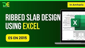 Ribbed slab design using excel ES EN 2015 Eurocode