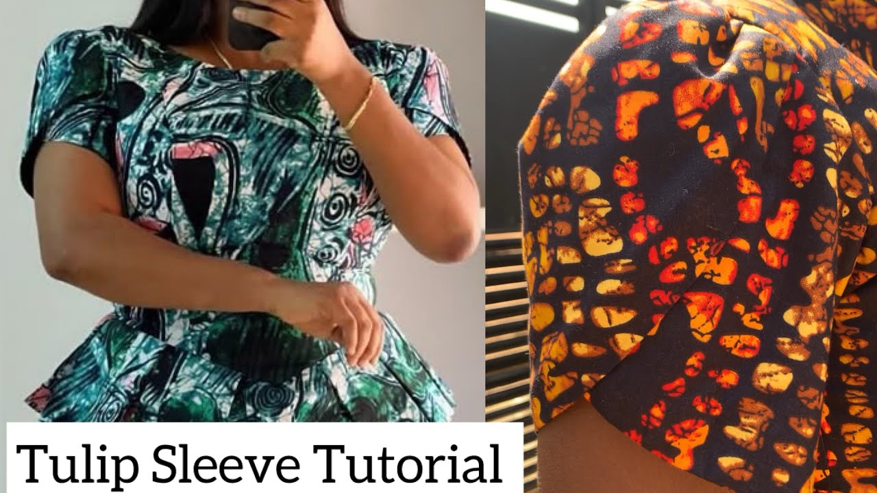 How to Cut and Sew a Tulip/Petal Sleeve