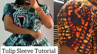 How to Cut and Sew a Tulip/Petal Sleeve