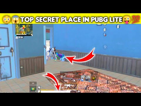 😱 PUBG LITE TOP SECRET HIDDEN PLACE FUNNY TRICKS #shorts #pubg