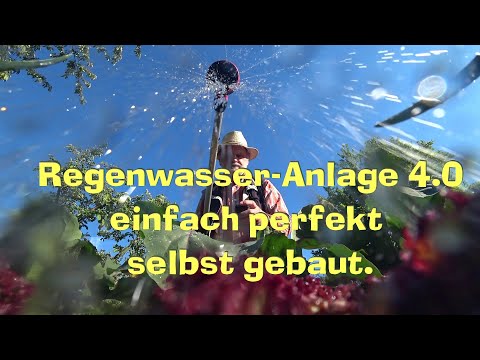 Video: Regenwasser für den Garten ernten - Regenwassersammelteiche und Wasserspiele