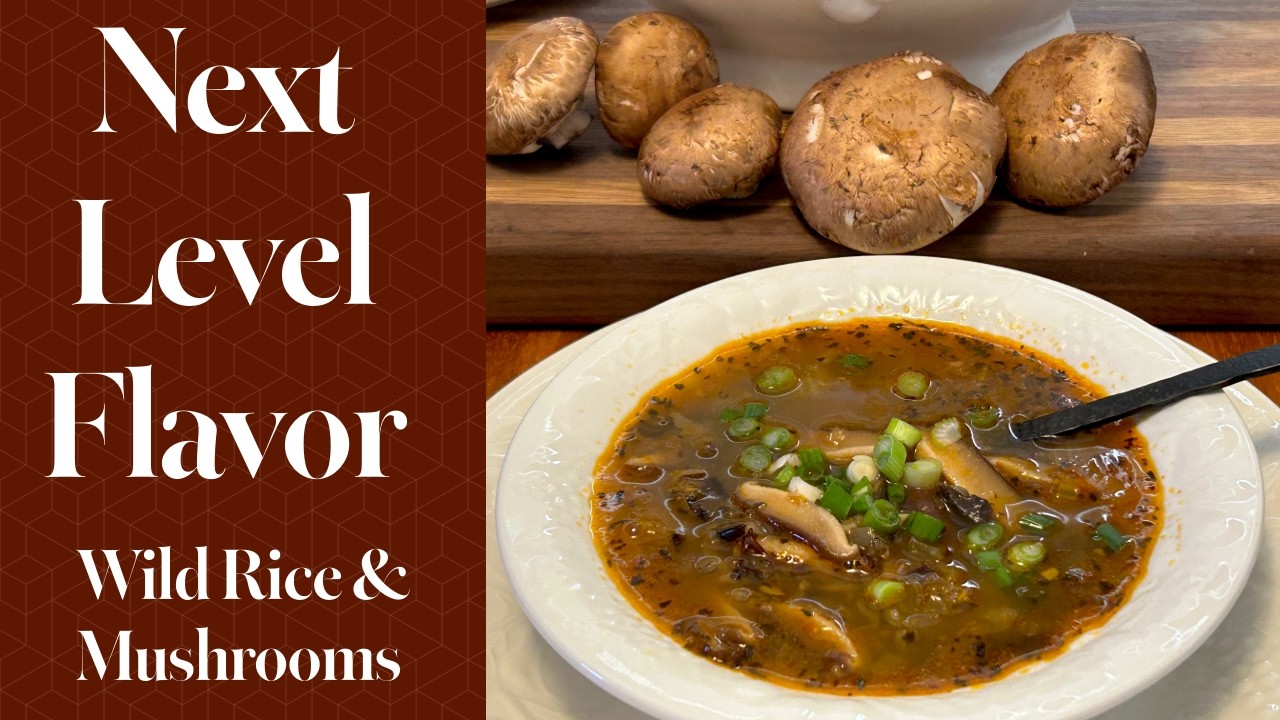 Paul Prudhomme's Shiitake Mushroom and Wild Rice Soup