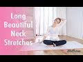 Long Beautiful Neck ♥ Stretches To Release Neck Tension, Avoid Headaches, Healthy Neck | Anaheart