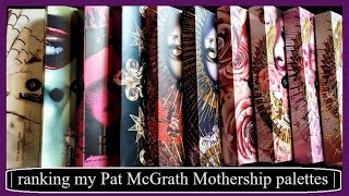 | ranking and reviewing all ten of the Pat McGrath Mothership palettes |