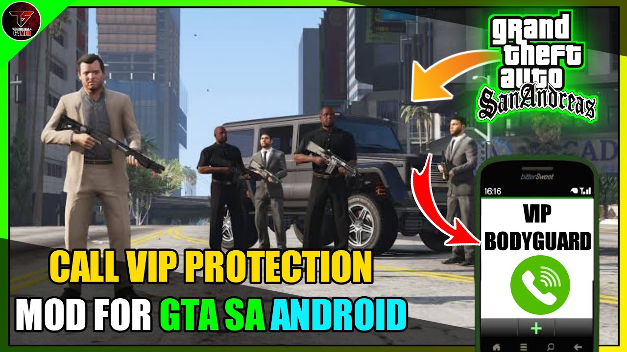 GTA San Andreas Bodyguard v1 for Android Mod 