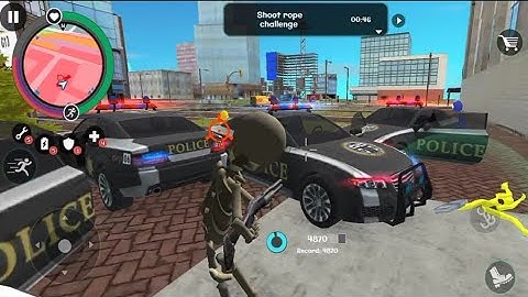 Stickman Rope Hero 2 | gameplay walkthrough part 3 | Red Chilli | android iOS