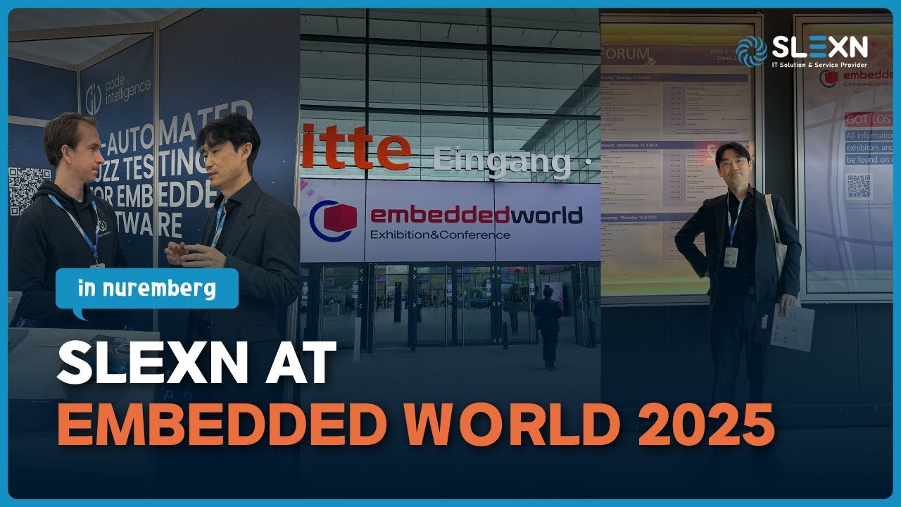 Embedded World 2025 - Nuremberg, Germany | 슬렉슨 현장 스케치 - YouTube