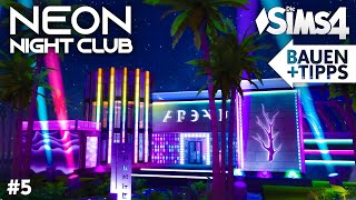 VIP Area & Sky Lounge | Die Sims 4 Neon NIGHT CLUB Let's Build + Tipps #5