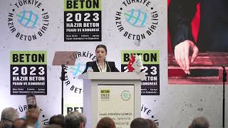Beton 2023 Yapım Teknolojileri Ve Laboratuvar Daire Başkanı İrşade Aydoğdu Gürbüz
