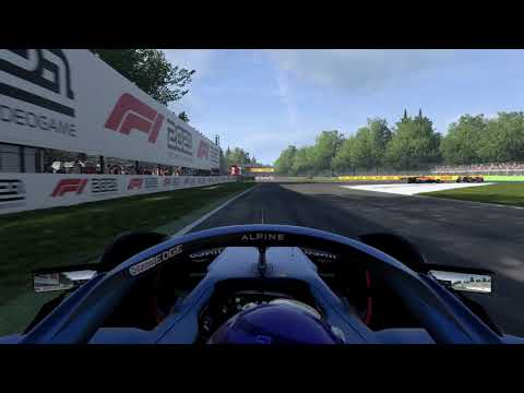 F1 2021 - Alpine A521 @ Monza [Helmet Cam] [4K]
