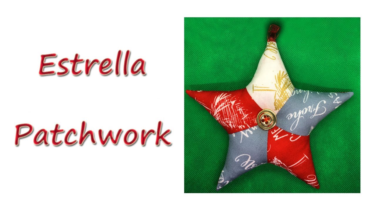 Estrella Navideña de Patchwork - Patrones GRATIS