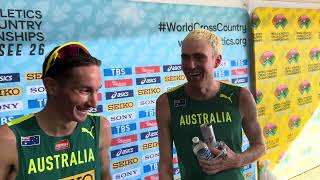 Download Lagu Jack Anstey and Olli Hoare after Australia wins relay gold at 2026 World XC MP3