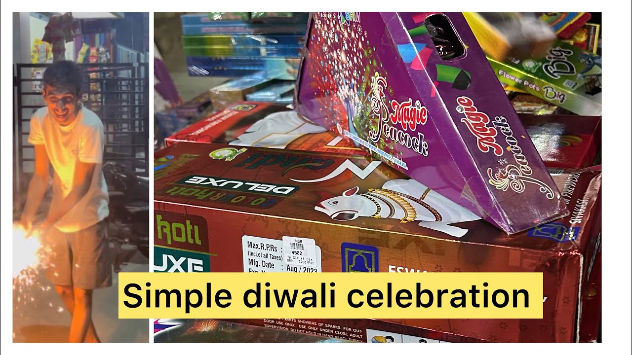 Diwali celebration in bangaloresimple life kannada tulu vlog diwali pataka crackers
