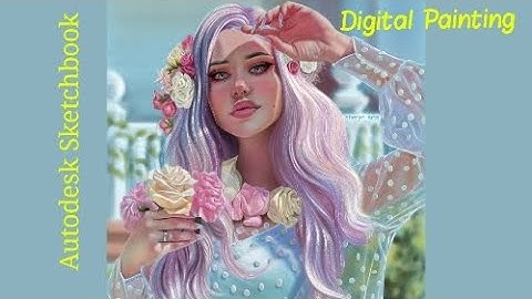 Autodesk Sketchbook Digital Painting -timelapse-