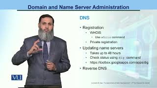 Domain Name System Administration | Web Engineering | CS511_Topic203