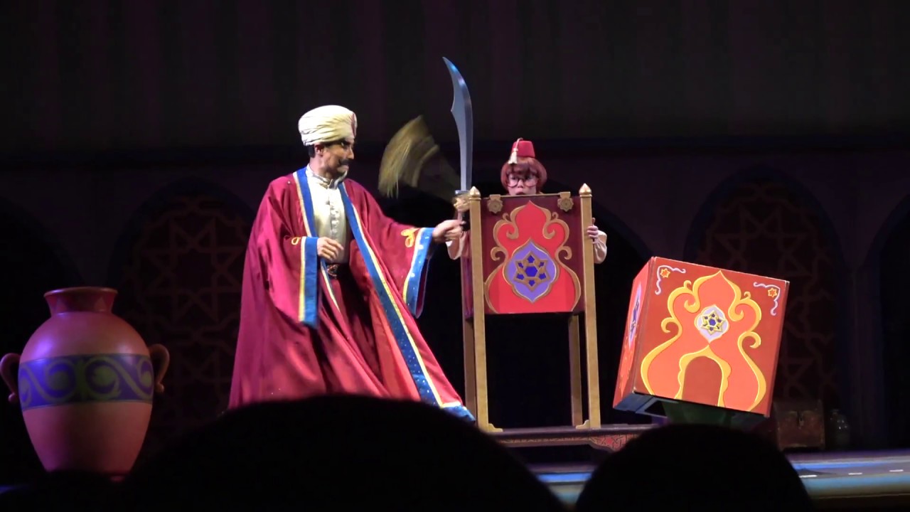 爆笑シャバーンマジックランプシアター アラジンの魔法のランプの魔人 ジーニーとアシームそしてシャバーンのマジックショー 東京ディズニーシー Youtube