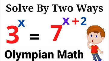 Mathematical Olympiad || Nice Exponential Equation || Solve Step By Step @studentsmath2046