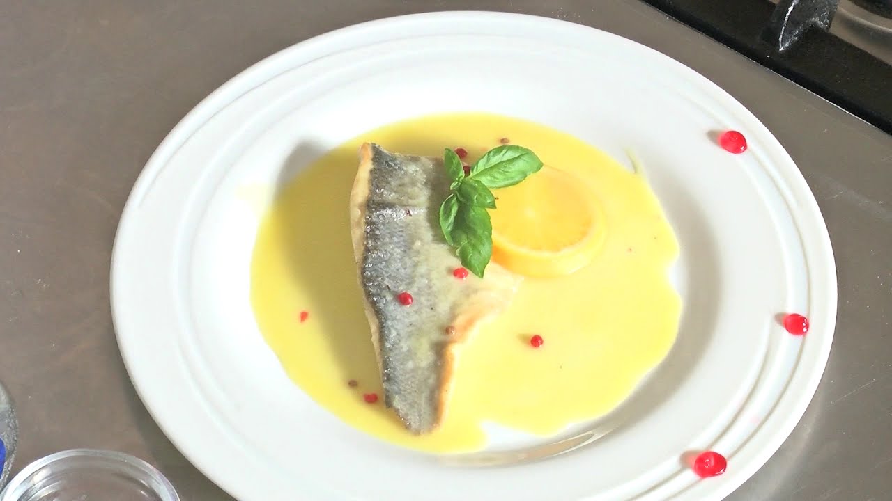 ARTI I KUZHINES - FILETO LEVREKU ME SALCË AGRUMESH