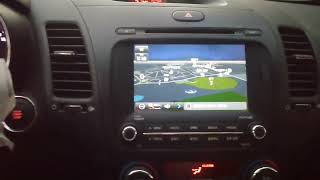 Change screen language from Korean to English KIA K3 screenshot 5