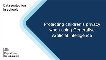 Protecting children’s privacy when using Artificial Intelligence