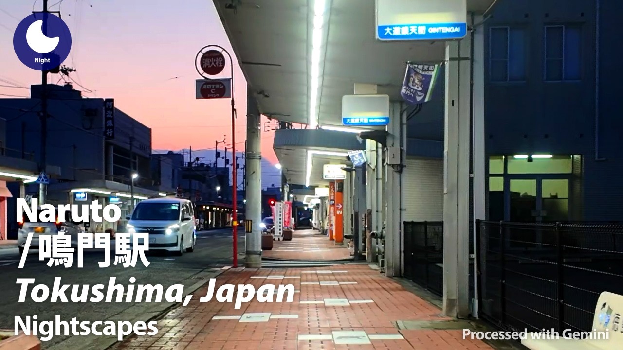 ⁴ᴷ Tokushima: Naruto Station (徳島県: 鳴門駅) - Japan Walking Tour (January, 2026)