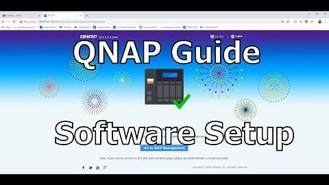 QNAP First Time Setup Guide